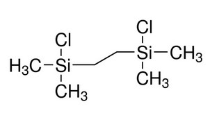 image de la molécule 1,2-Bis(chlorodimethylsilyl)ethane