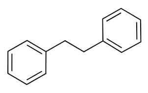 image de la molécule 1,2-Diphenylethane