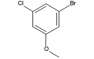 image de la molécule 1-Bromo-3-chloro-5-methoxybenzene