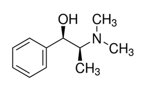 image de la molécule (1R,2S)-(−)-N-Methylephedrine