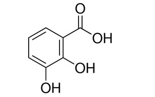 image de la molécule 2,3-Dihydroxybenzoic acid
