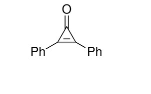 image de la molécule 2,3-Diphenyl-2-cyclopropen-1-one