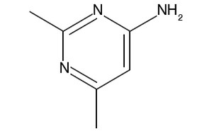 image de la molécule 2,6-Dimethylpyrimidin-4-amine