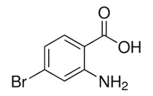 image de la molécule 2-Amino-4-bromobenzoic acid