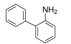 image de la molécule 2-Aminobiphenyl