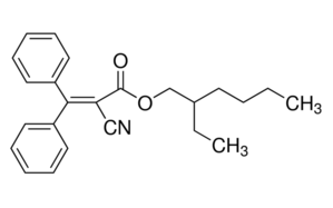 image de la molécule 2-Ethylhexyl 2-cyano-3,3-diphenylacrylate
