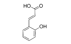 image de la molécule 2-Hydroxycinnamic acid, predominantly trans