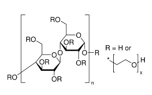image de la molécule 2-Hydroxyethyl cellulose