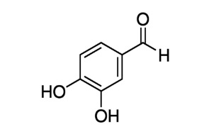 image de la molécule 3,4-Dihydroxybenzaldehyde
