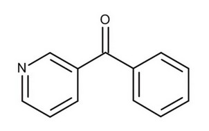 image de la molécule 3-Benzoylpyridine