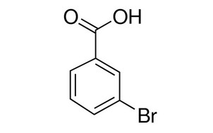 image de la molécule 3-Bromobenzoic acid