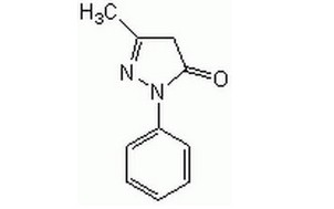 image de la molécule 3-Methyl-1-phenyl-2-pyrazoline-5-one