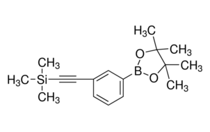 image de la molécule 3-(Trimethylsilyl)ethynylphenylboronic acid pinacol ester
