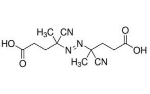 image de la molécule 4,4′-Azobis(4-cyanovaleric acid)