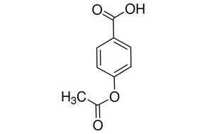image de la molécule 4-Acetoxybenzoic acid