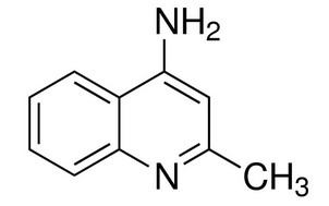 image de la molécule 4-Aminoquinaldine