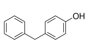 image de la molécule 4-Benzylphenol