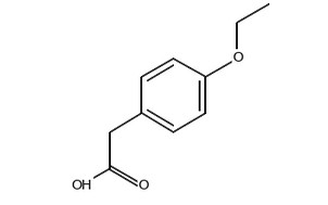 image de la molécule 4-Ethoxyphenylacetic acid