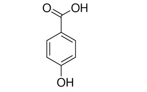 image de la molécule 4-Hydroxybenzoic acid