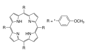 image de la molécule 5,10,15,20-Tetrakis(4-methoxyphenyl)-21H,23H-porphine