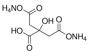 image de la molécule Ammonium citrate dibasic