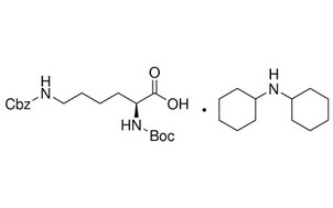 image de la molécule Boc-Lys(Z)-OH (dicyclohexylammonium) salt