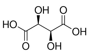 image de la molécule D-(−)-Tartaric acid