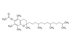 image de la molécule DL-α-Tocopherol acetate