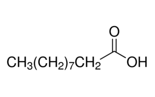 image de la molécule Decanoic acid