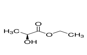 image de la molécule (−)-Ethyl L-lactate