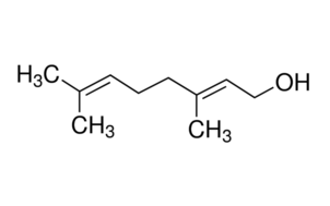 image de la molécule Geraniol