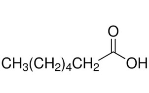 image de la molécule Heptanoic acid