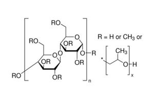 image de la molécule (Hydroxypropyl)methyl cellulose