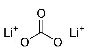 image de la molécule Lithium carbonate