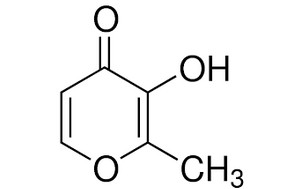 image de la molécule Maltol