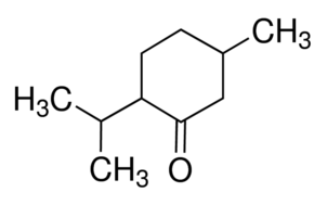 image de la molécule Menthone