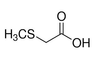 image de la molécule (Methylthio)acetic acid