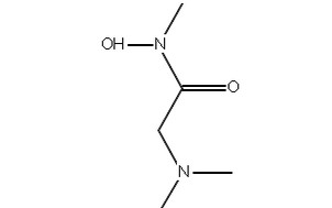 image de la molécule N-Methyl-2-dimethylaminoacetohydroxamic acid