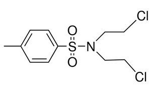 image de la molécule N,N-Bis(2-chloroethyl)-p-toluenesulfonamide