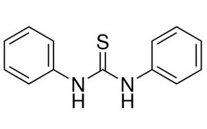 image de la molécule N,N′-Diphenylthiourea