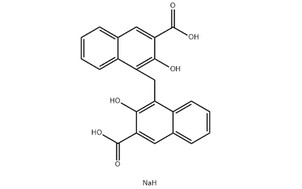 image de la molécule Pamoic acid disodium salt