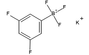 image de la molécule Potassium (3,5-difluorophenyl)trifluoroborate