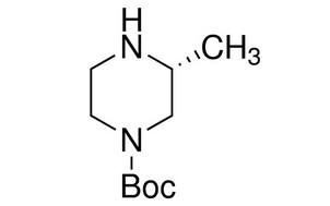image de la molécule (R)-1-Boc-3-methylpiperazine