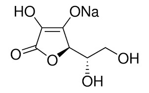 image de la molécule (+)-Sodium L-ascorbate