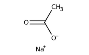 image de la molécule Sodium acetate