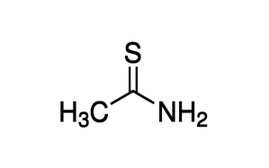 image de la molécule Thioacetamide
