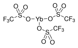image de la molécule Ytterbium(III) trifluoromethanesulfonate
