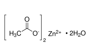 image de la molécule Zinc acetate dihydrate