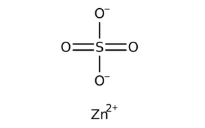 image de la molécule Zinc sulfate solution