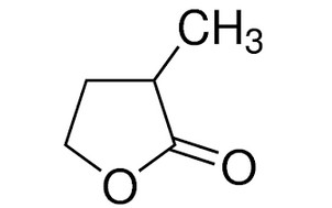 image de la molécule α-Methyl-γ-butyrolactone